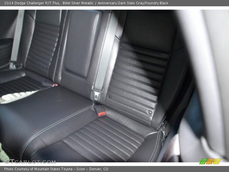 Billet Silver Metallic / Anniversary Dark Slate Gray/Foundry Black 2014 Dodge Challenger R/T Plus