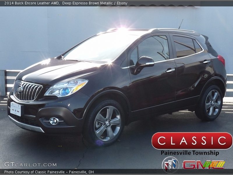 Deep Espresso Brown Metallic / Ebony 2014 Buick Encore Leather AWD