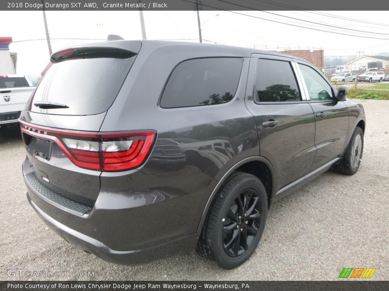 Granite Metallic / Black 2018 Dodge Durango SXT AWD