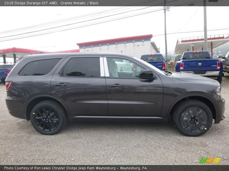 Granite Metallic / Black 2018 Dodge Durango SXT AWD