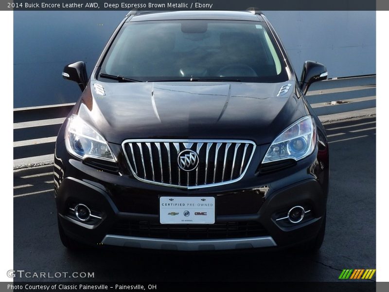 Deep Espresso Brown Metallic / Ebony 2014 Buick Encore Leather AWD