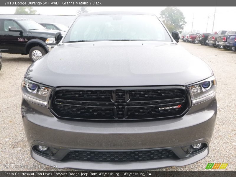 Granite Metallic / Black 2018 Dodge Durango SXT AWD