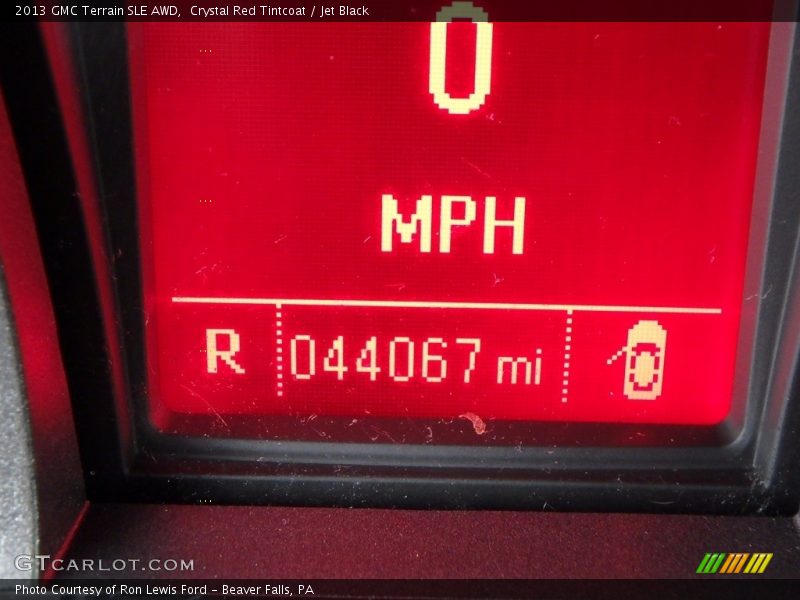 Crystal Red Tintcoat / Jet Black 2013 GMC Terrain SLE AWD