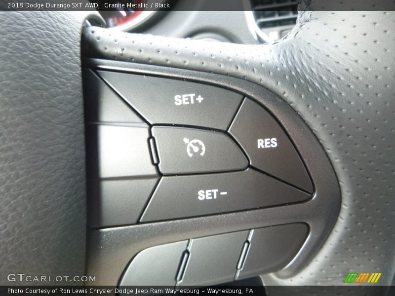 Granite Metallic / Black 2018 Dodge Durango SXT AWD