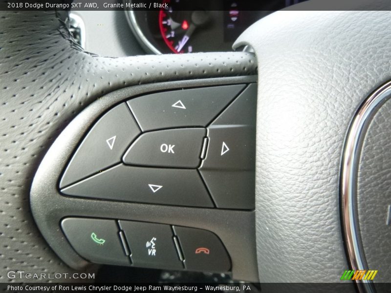 Granite Metallic / Black 2018 Dodge Durango SXT AWD
