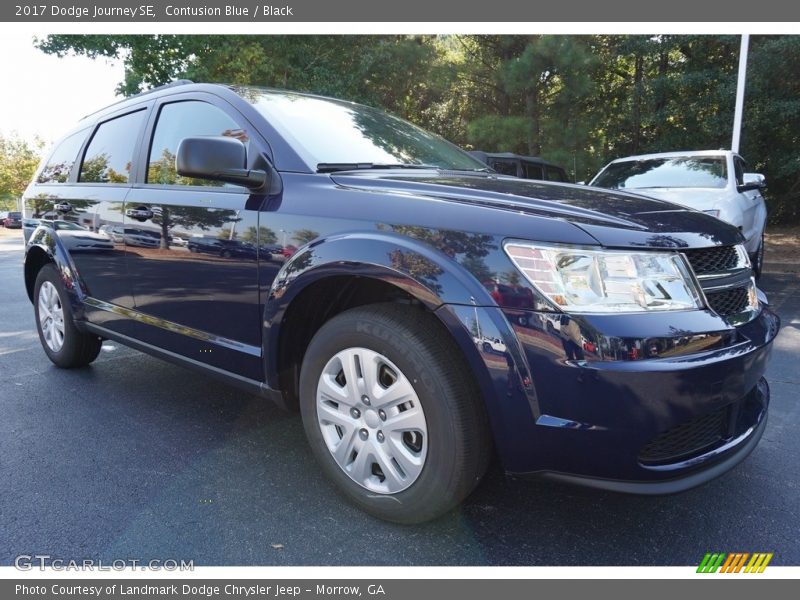 Contusion Blue / Black 2017 Dodge Journey SE