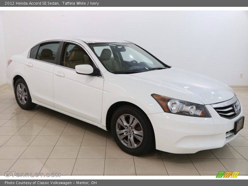 Taffeta White / Ivory 2012 Honda Accord SE Sedan