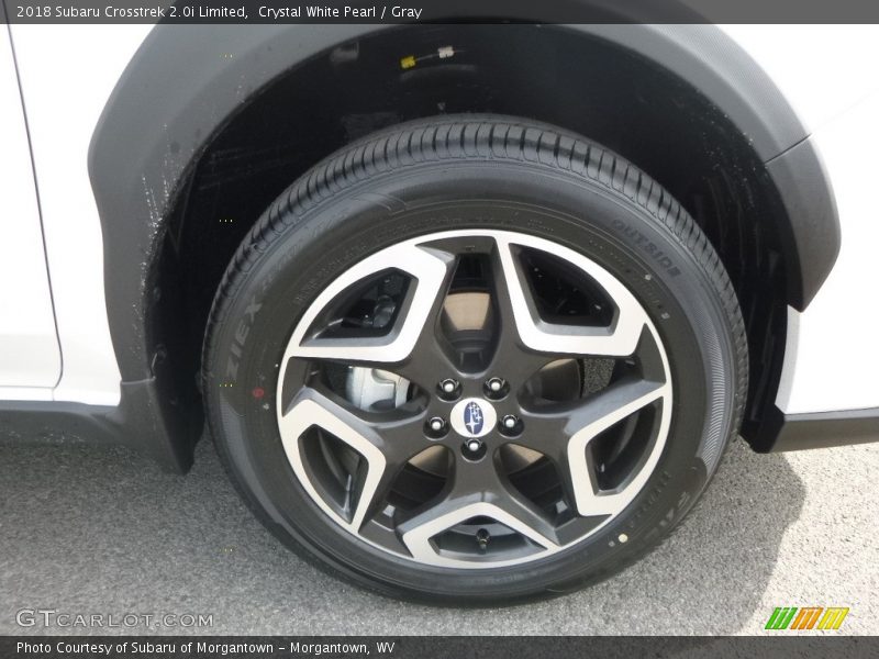 Crystal White Pearl / Gray 2018 Subaru Crosstrek 2.0i Limited