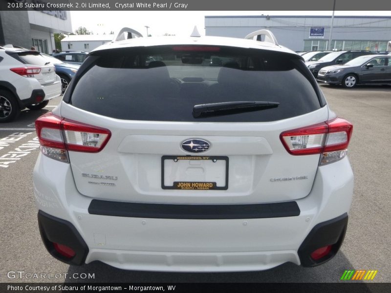 Crystal White Pearl / Gray 2018 Subaru Crosstrek 2.0i Limited