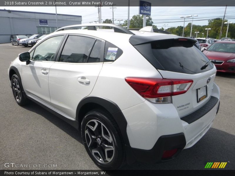 Crystal White Pearl / Gray 2018 Subaru Crosstrek 2.0i Limited