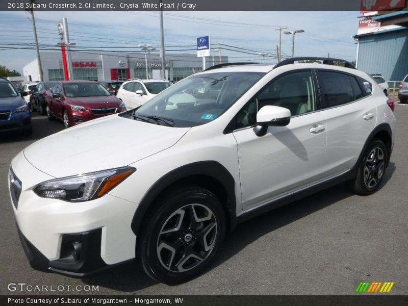 Crystal White Pearl / Gray 2018 Subaru Crosstrek 2.0i Limited