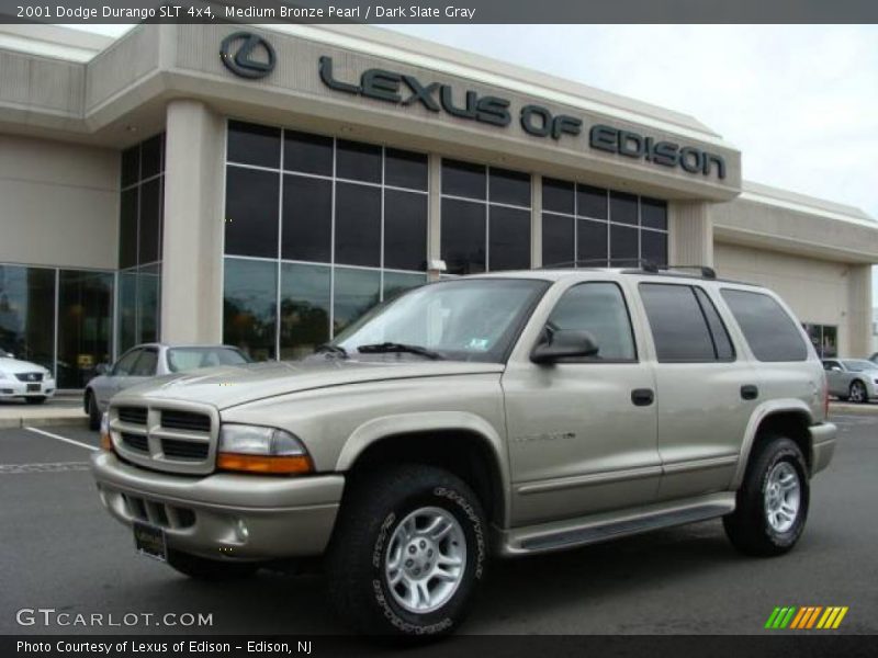Medium Bronze Pearl / Dark Slate Gray 2001 Dodge Durango SLT 4x4