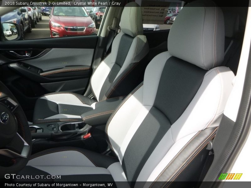 Crystal White Pearl / Gray 2018 Subaru Crosstrek 2.0i Limited
