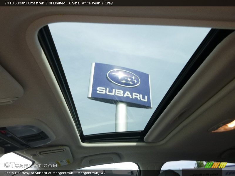 Crystal White Pearl / Gray 2018 Subaru Crosstrek 2.0i Limited