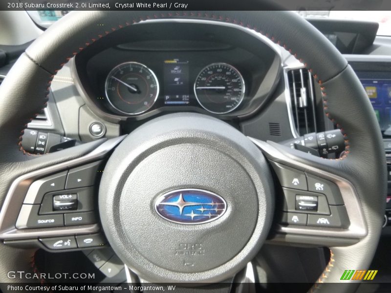 Crystal White Pearl / Gray 2018 Subaru Crosstrek 2.0i Limited