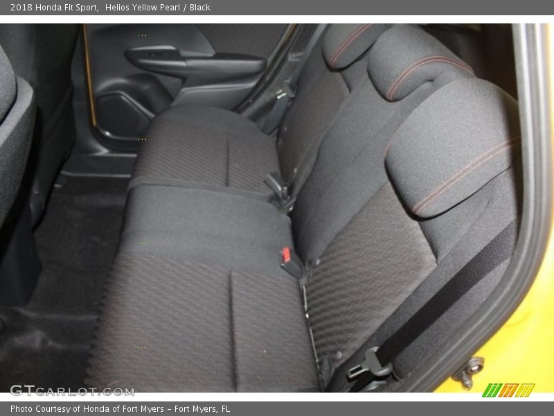 Helios Yellow Pearl / Black 2018 Honda Fit Sport