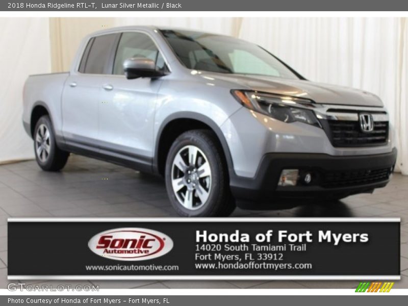 Lunar Silver Metallic / Black 2018 Honda Ridgeline RTL-T