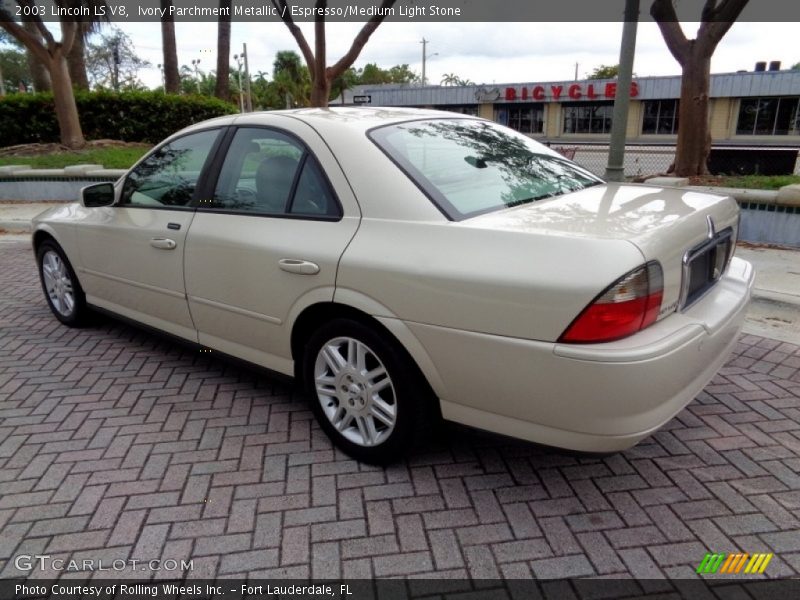 Ivory Parchment Metallic / Espresso/Medium Light Stone 2003 Lincoln LS V8