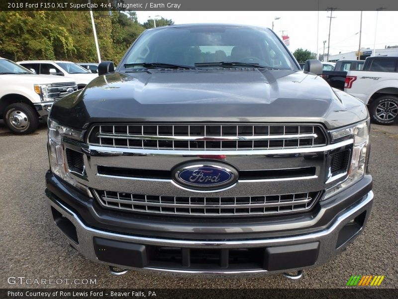 Magnetic / Earth Gray 2018 Ford F150 XLT SuperCab 4x4