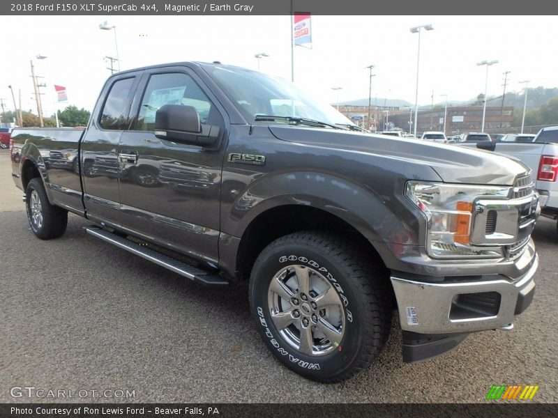 Magnetic / Earth Gray 2018 Ford F150 XLT SuperCab 4x4