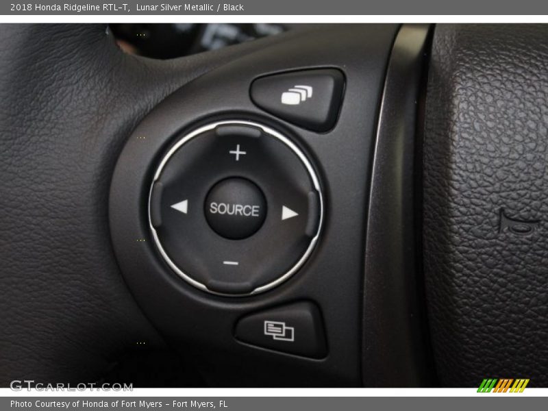 Controls of 2018 Ridgeline RTL-T