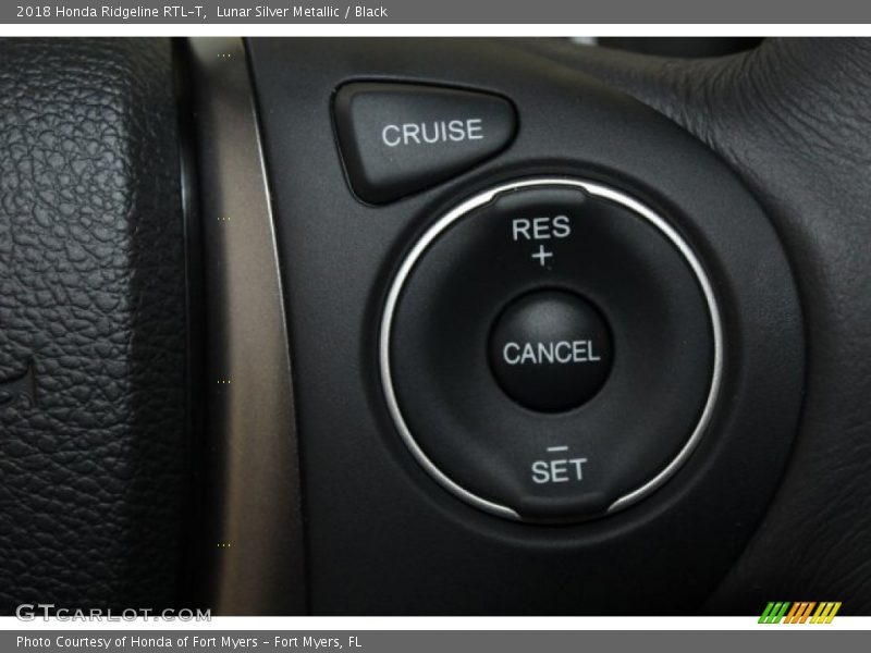 Controls of 2018 Ridgeline RTL-T