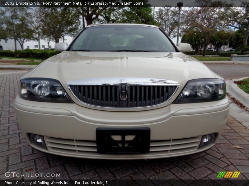 Ivory Parchment Metallic / Espresso/Medium Light Stone 2003 Lincoln LS V8