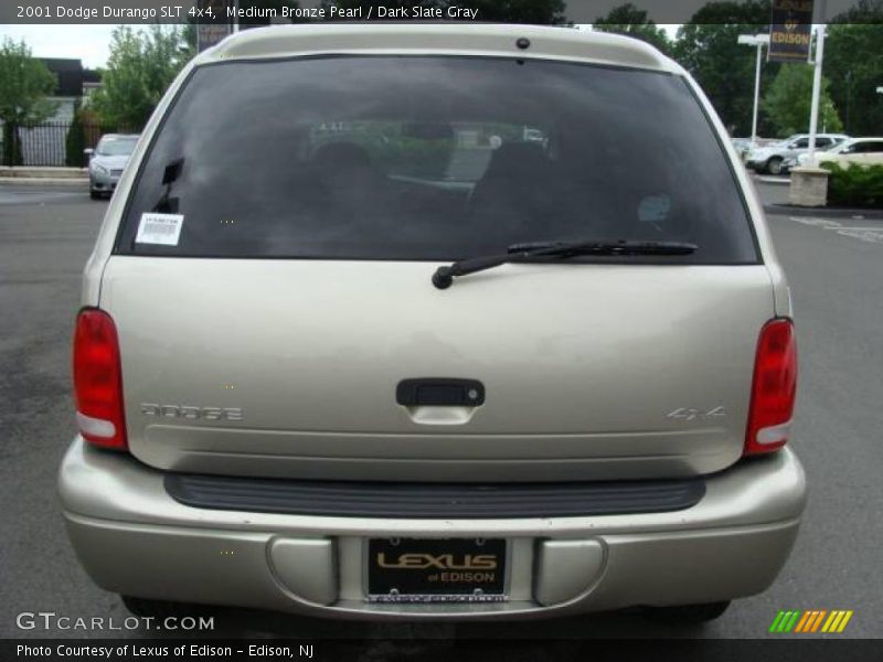Medium Bronze Pearl / Dark Slate Gray 2001 Dodge Durango SLT 4x4