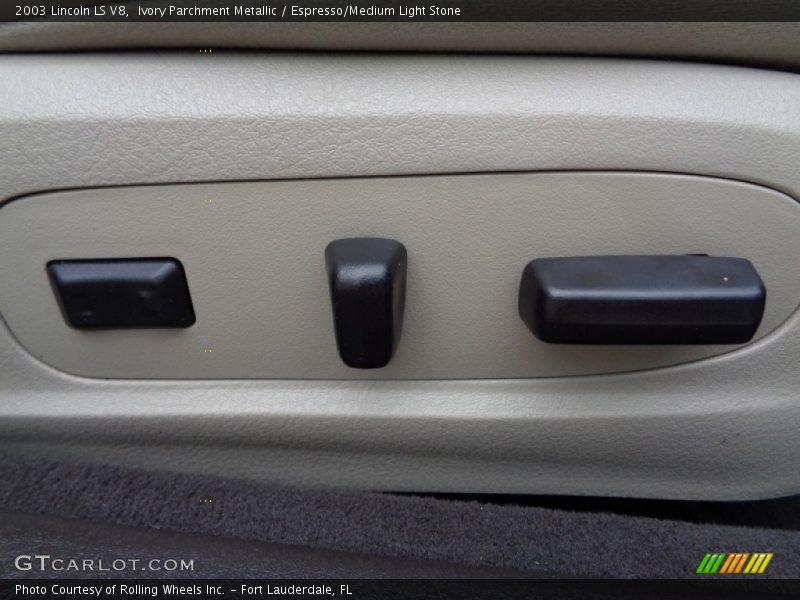 Ivory Parchment Metallic / Espresso/Medium Light Stone 2003 Lincoln LS V8