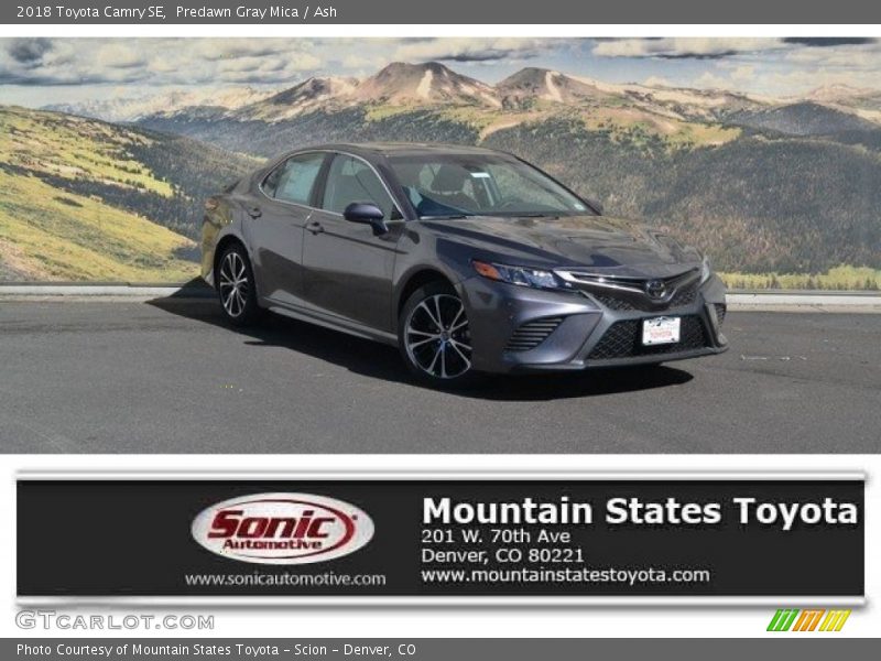 Predawn Gray Mica / Ash 2018 Toyota Camry SE