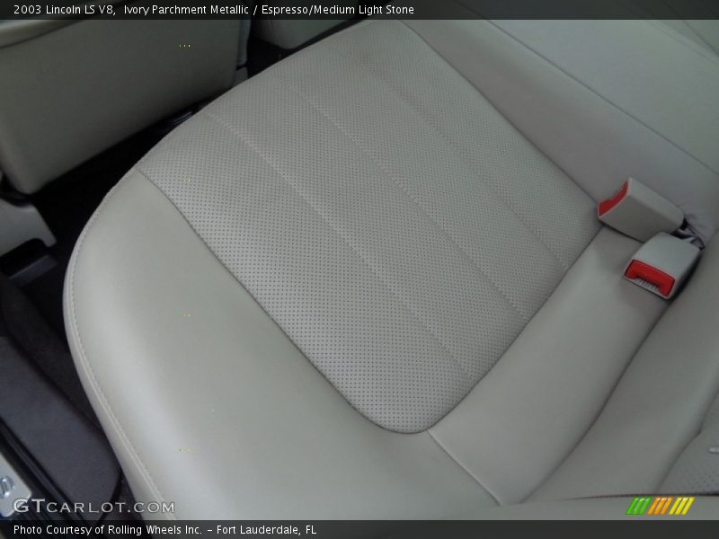 Ivory Parchment Metallic / Espresso/Medium Light Stone 2003 Lincoln LS V8