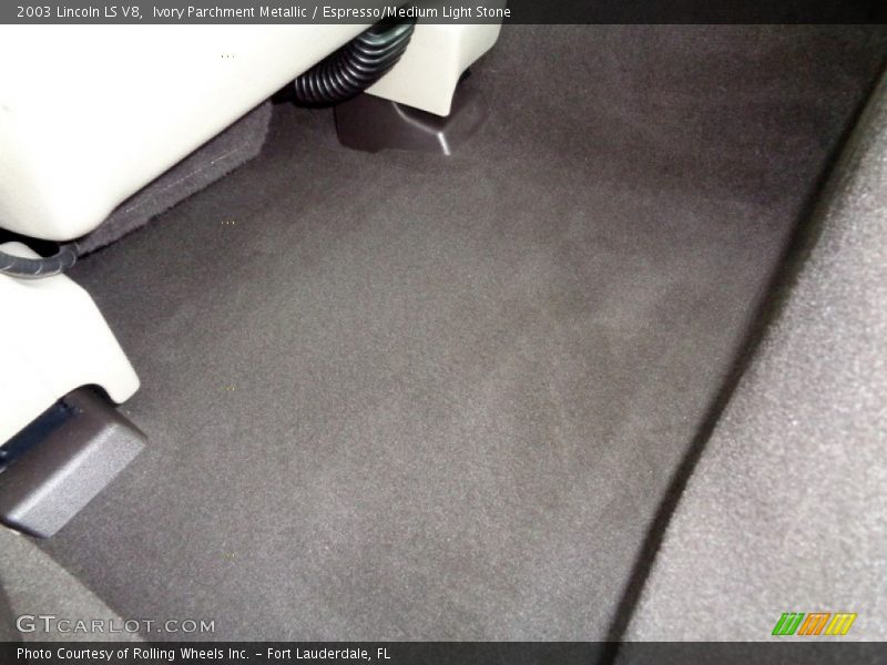 Ivory Parchment Metallic / Espresso/Medium Light Stone 2003 Lincoln LS V8