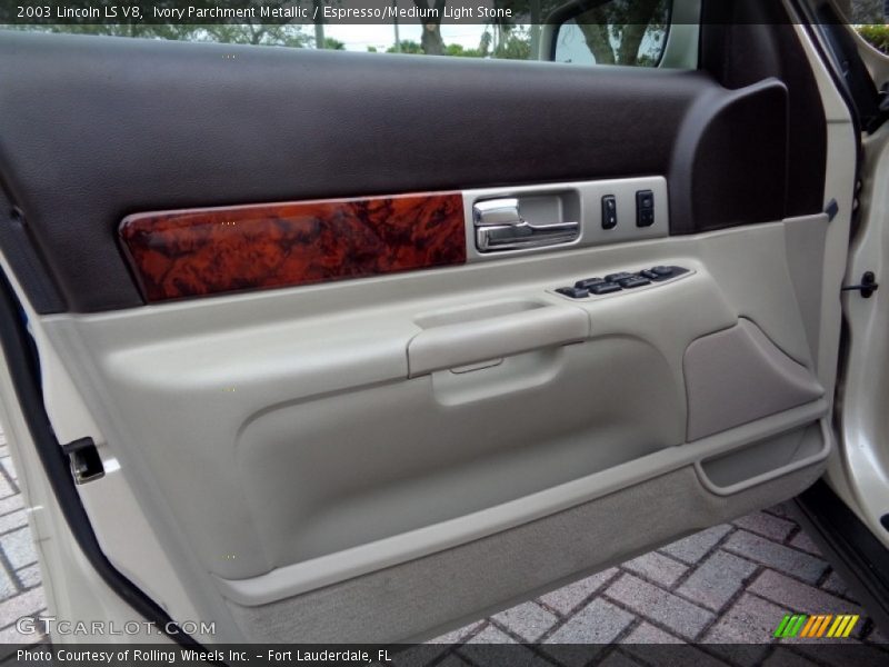 Ivory Parchment Metallic / Espresso/Medium Light Stone 2003 Lincoln LS V8