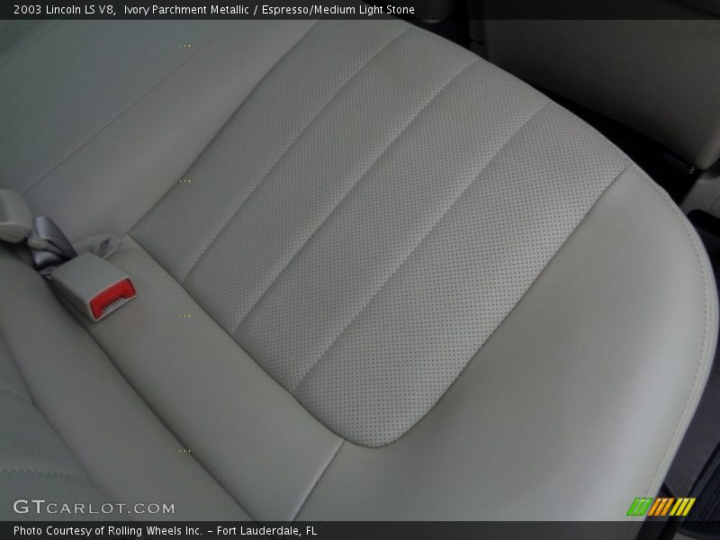 Ivory Parchment Metallic / Espresso/Medium Light Stone 2003 Lincoln LS V8
