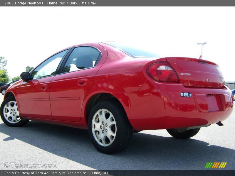 Flame Red / Dark Slate Gray 2003 Dodge Neon SXT