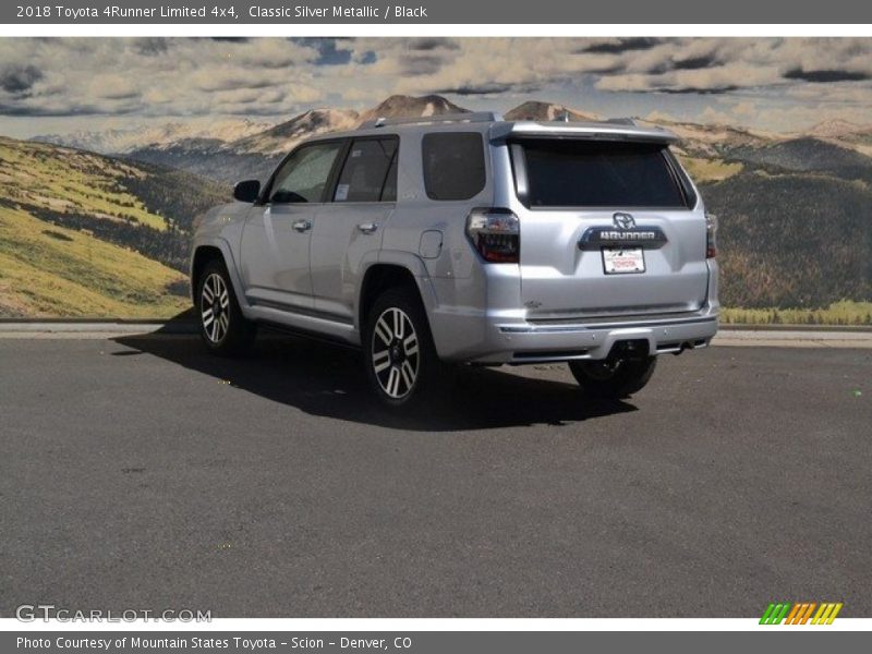 Classic Silver Metallic / Black 2018 Toyota 4Runner Limited 4x4