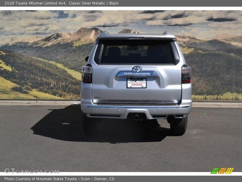 Classic Silver Metallic / Black 2018 Toyota 4Runner Limited 4x4