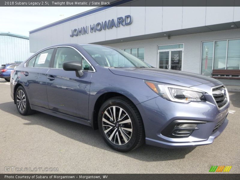 Twilight Blue Metallic / Slate Black 2018 Subaru Legacy 2.5i