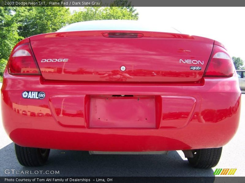 Flame Red / Dark Slate Gray 2003 Dodge Neon SXT