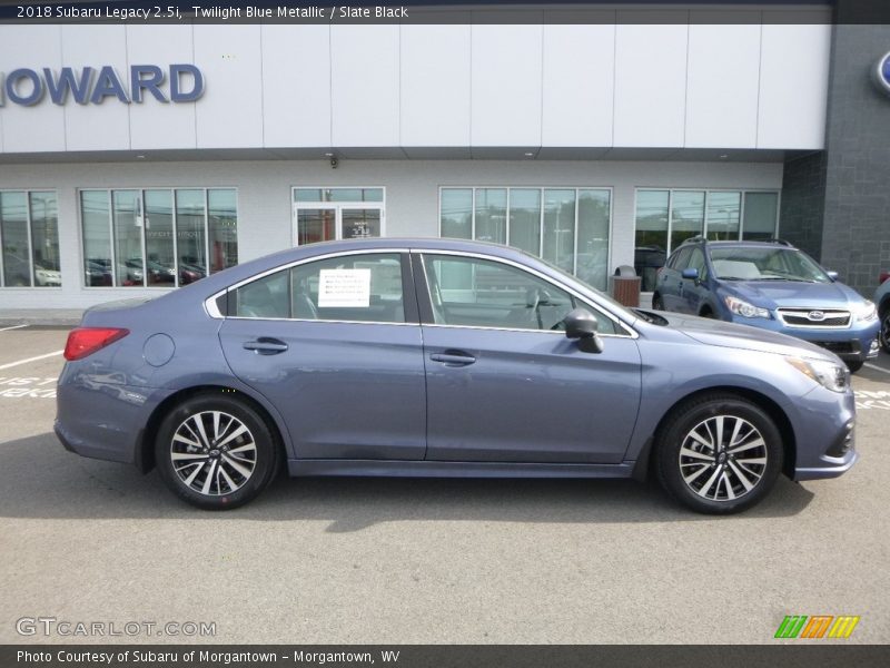 Twilight Blue Metallic / Slate Black 2018 Subaru Legacy 2.5i
