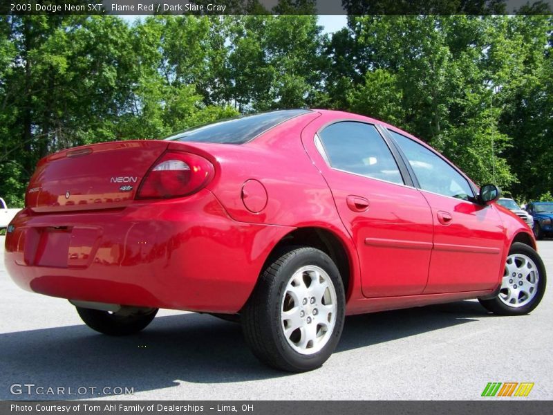 Flame Red / Dark Slate Gray 2003 Dodge Neon SXT