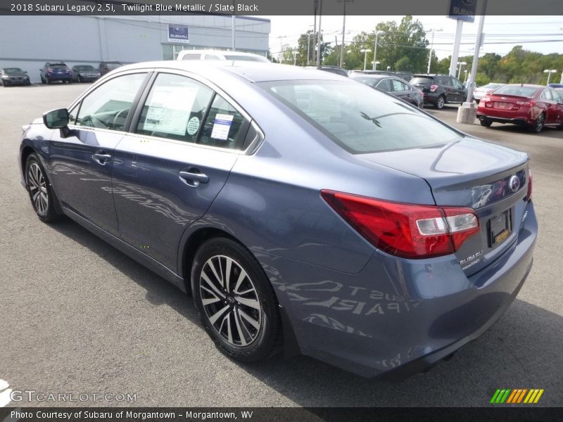 Twilight Blue Metallic / Slate Black 2018 Subaru Legacy 2.5i