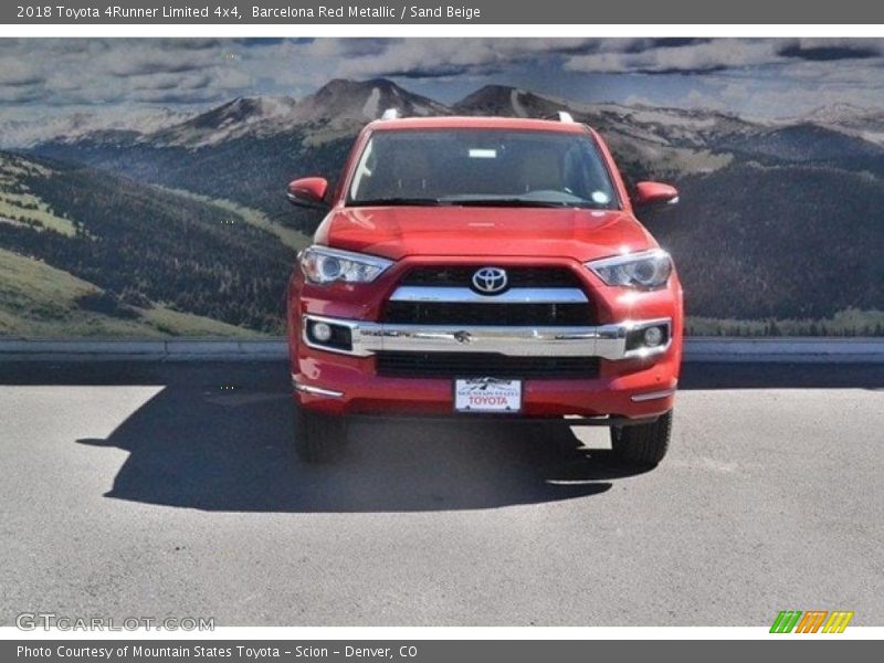 Barcelona Red Metallic / Sand Beige 2018 Toyota 4Runner Limited 4x4