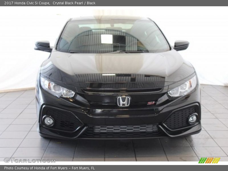 Crystal Black Pearl / Black 2017 Honda Civic Si Coupe