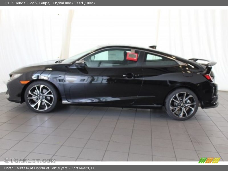 Crystal Black Pearl / Black 2017 Honda Civic Si Coupe