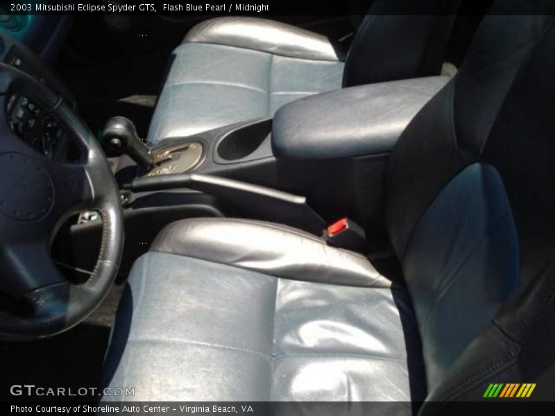 Flash Blue Pearl / Midnight 2003 Mitsubishi Eclipse Spyder GTS