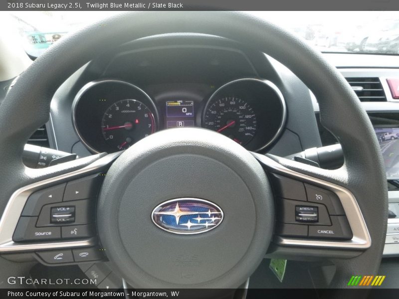 Twilight Blue Metallic / Slate Black 2018 Subaru Legacy 2.5i