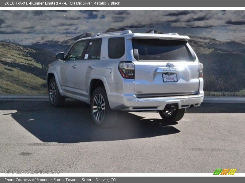 Classic Silver Metallic / Black 2018 Toyota 4Runner Limited 4x4