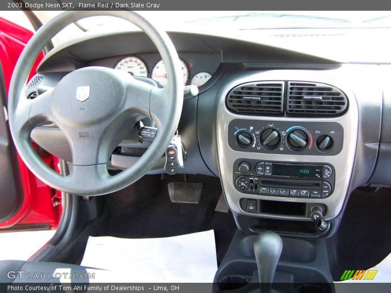 Flame Red / Dark Slate Gray 2003 Dodge Neon SXT