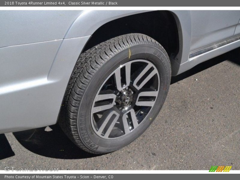 Classic Silver Metallic / Black 2018 Toyota 4Runner Limited 4x4